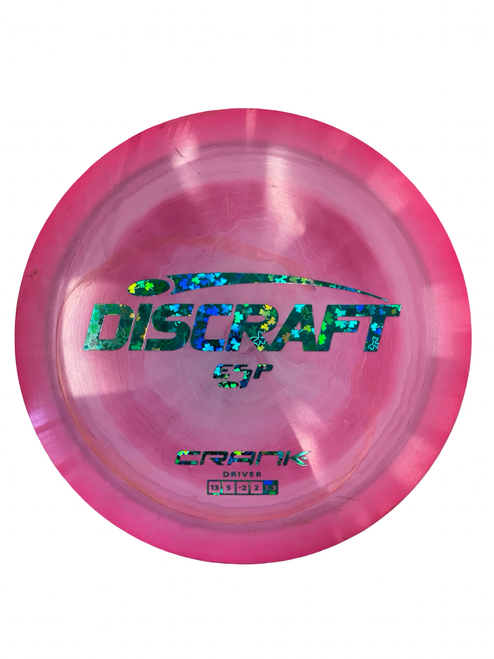 Vist Large View of Product Image Which is Used Discraft CRANK Disc Golf Driver Pink