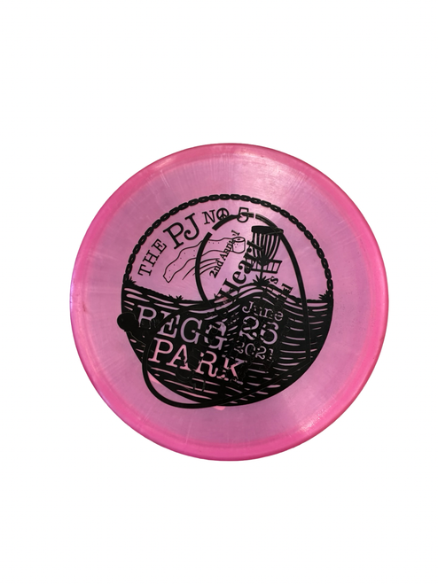 Vist Large View of Product Image Which is Used Discraft ZONE Disc Golf Putter Pink