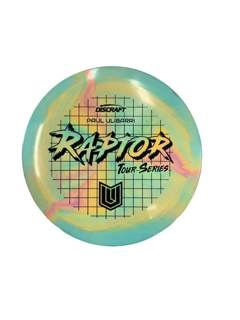 Vist Large View of Product Image Which is Used Discraft RAPTOR Disc Golf Driver Green