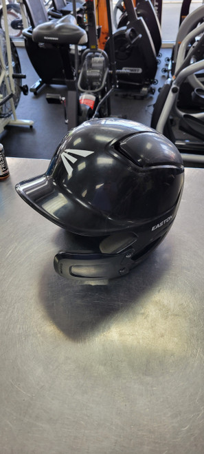 Vist Large View of Product Image Which is Used Easton 7 1/8 - 7 3/4 W JAW Batting Helmet No Mask Black One Size