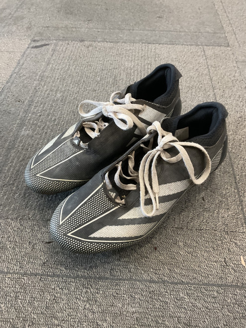 Vist Large View of Product Image Which is Used Adidas ADIZERO Adult FB Cleats Black Senior 9.5