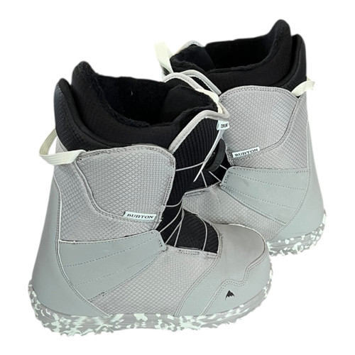 Vist Large View of Product Image Which is Used Burton ZIPLINE BOA Boys Snowboard Boots Grey Junior 05