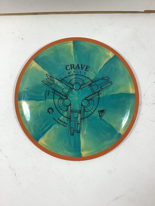 Vist Large View of Product Image Which is Used Axiom COSMIC NEUTRON CRAVE Disc Golf Driver Green 169g