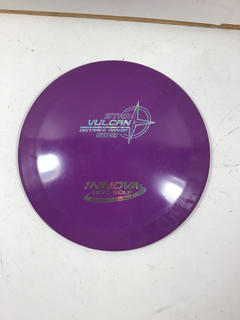 Vist Large View of Product Image Which is Used Innova STAR VULCAN Disc Golf Driver Purple 169g
