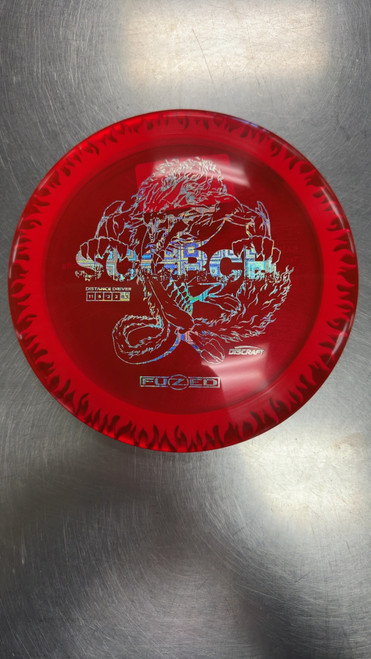 Vist Large View of Product Image Which is Used Discraft FUZED SCORCH SAMPLE LIMITED RUN Disc Golf Driver Red