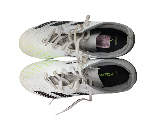 Vist Large View of Product Image Which is Used Adidas PREDATOR ACCURACY.3 Soccer Cleats White Senior 10