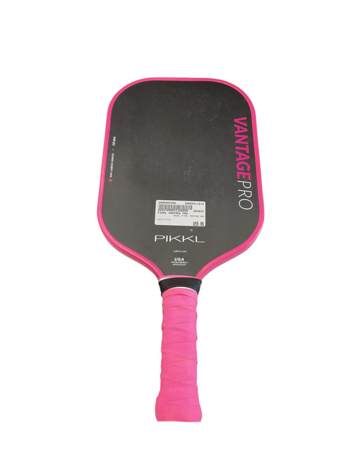 Vist Large View of Product Image Which is Used PIKKL VANTAGE PRO Pickleball Racquet Pink