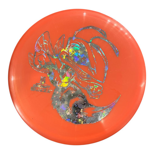 Vist Large View of Product Image Which is Used Discraft BUZZZ Disc Golf Mid Range Orange 177g