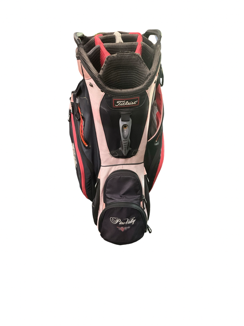 Vist Large View of Product Image Which is Used Titleist 14 WAY CART BAG Mens Cart Bag Pink