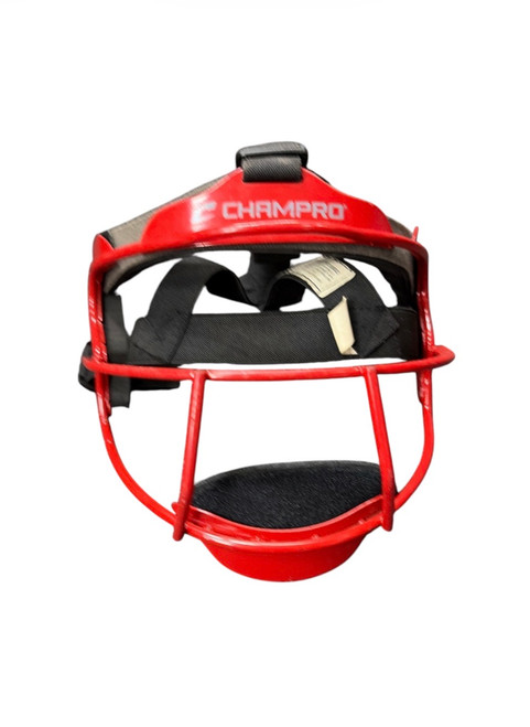 Vist Large View of Product Image Which is Used Champro FIELDERS MASK BB/SB Fielders Mask Red One Size