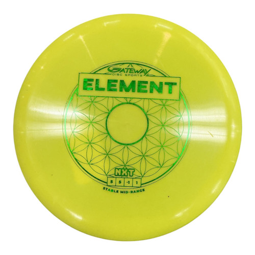 Vist Large View of Product Image Which is Used Gateway ELEMENT NXT Disc Golf Mid Range Yellow