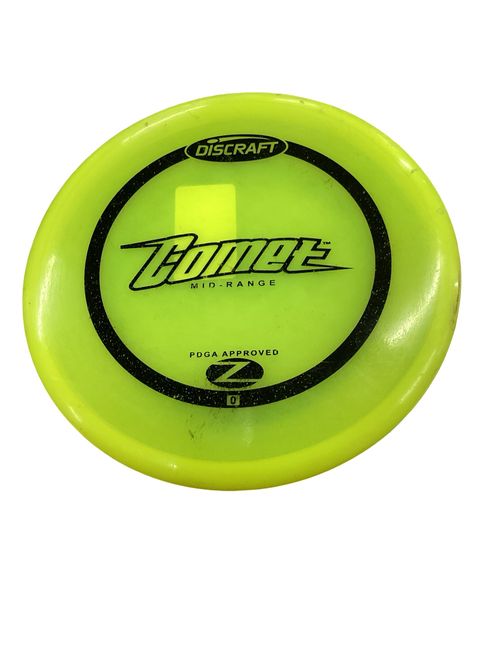 Vist Large View of Product Image Which is Used Discraft COMET Disc Golf Mid Range Yellow