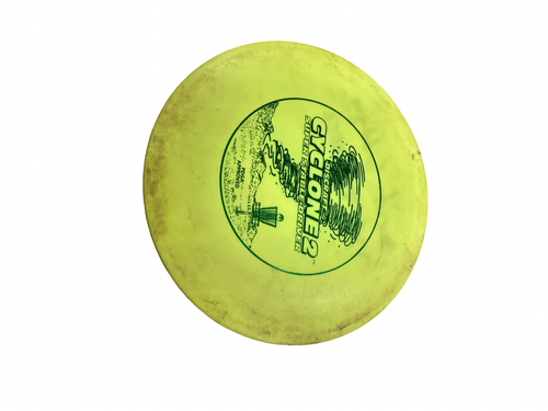 Vist Large View of Product Image Which is Used Discraft CYCLONE 2 Disc Golf Driver Yellow