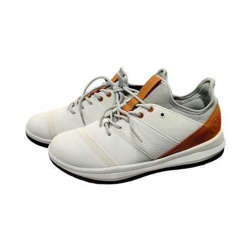 Vist Large View of Product Image Which is New Athalon ENVE Mens Golf Shoes White Senior 8.5
