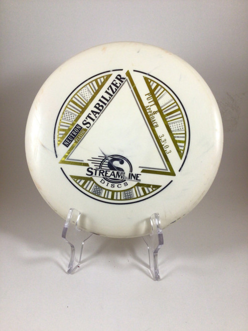 Vist Large View of Product Image Which is Used Streamline NEUTRON STABILIZER Disc Golf Putter White 173g