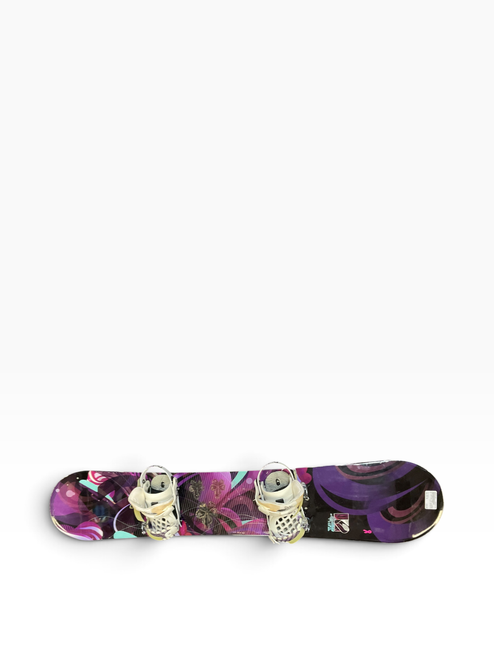 Vist Large View of Product Image Which is Used K2 LUNATIQUE 142 Womens Board/Bindings Purple 142 cm