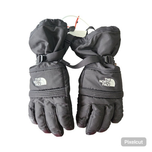 Vist Large View of Product Image Which is Used The North Face MONTANA MENS SNOW GLOVES Outerwear Mens Gloves Black LG