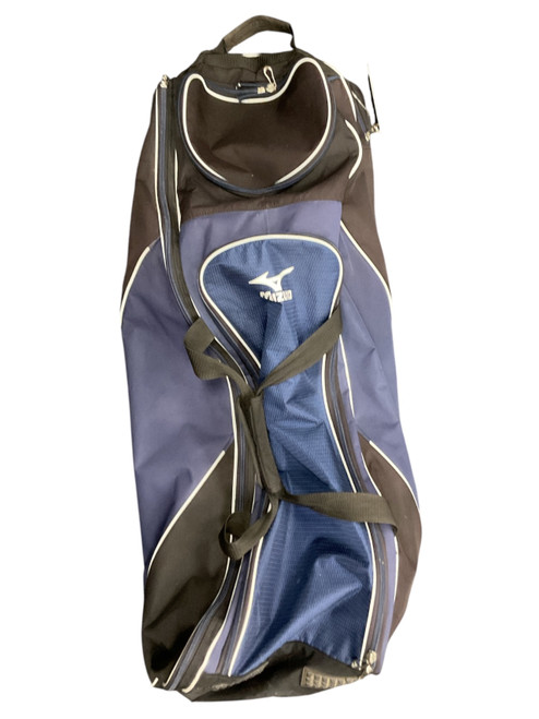 Vist Large View of Product Image Which is Used Mizuno PLAYERS WHEELED BAG BB/SB Player Wheeled Bag Navy Blue