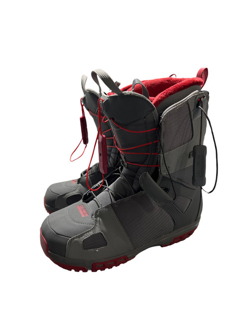 Vist Large View of Product Image Which is Used Salomon SAVAGE Mens Snowboard Boots Grey Senior 10