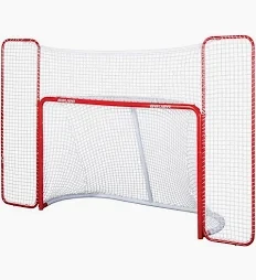 Vist Large View of Product Image Which is New Bauer Hockey Goal Backstop