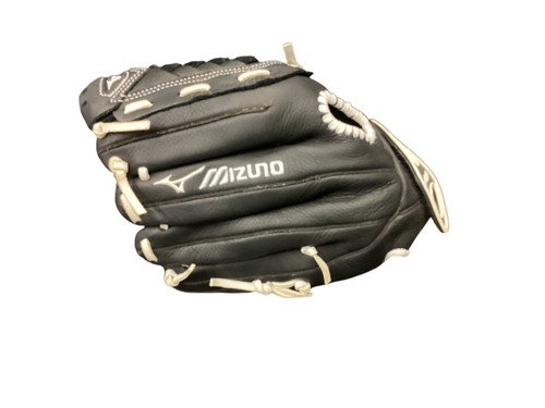 Vist Large View of Product Image Which is Used Mizuno GSPL 1200F3 BB/SB Glove RH Throw Black 12"