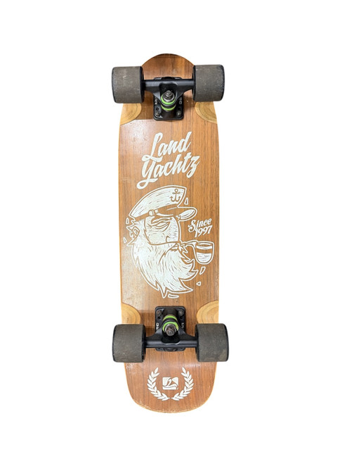 Vist Large View of Product Image Which is Used Land Yachtz SKATEBOARD Complete Skateboard Brown 8"