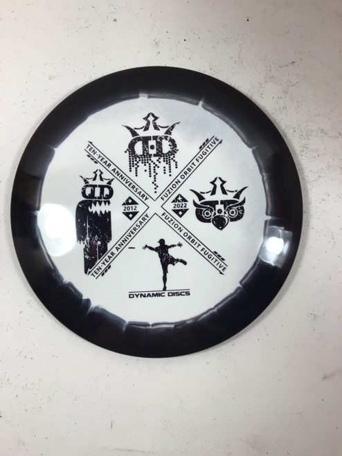 Vist Large View of Product Image Which is Used Dynamic Discs FUZION ORBIT FUGITIVE Disc Golf Mid Range Black 178g