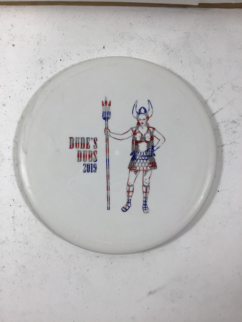 Vist Large View of Product Image Which is Used Dynamic Discs CLASSIC VERDICT Disc Golf Mid Range White 167g