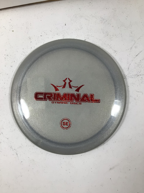 Vist Large View of Product Image Which is Used Dynamic Discs SE CRIMINAL Disc Golf Driver Grey 175g