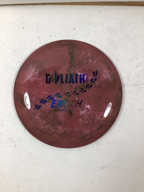Vist Large View of Product Image Which is Used GOLIATH ENOCH Disc Golf Driver Maroon 173g