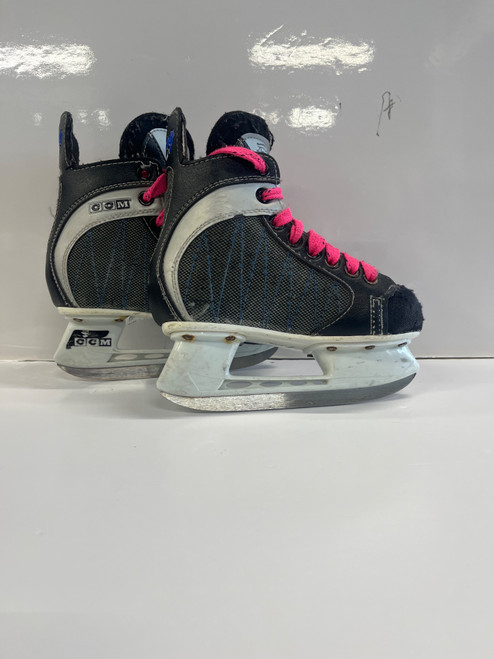 Vist Large View of Product Image Which is Used CCM FURY SKATES Youth Hockey Skate Youth 12.0