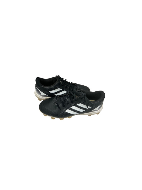 Vist Large View of Product Image Which is Used Adidas PURE HUSTLE BB/SB Cleats Black Senior 9.5