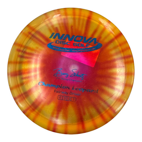 Vist Large View of Product Image Which is Used Innova CHAMPION LEOPARD Disc Golf Driver Orange