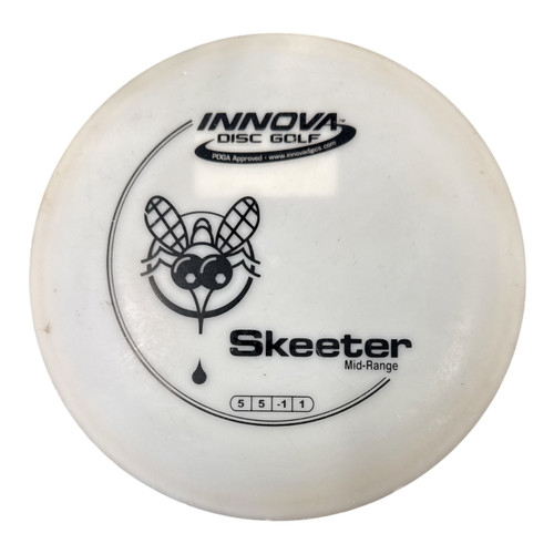 Vist Large View of Product Image Which is Used Innova SKEETER Disc Golf Mid Range Almond