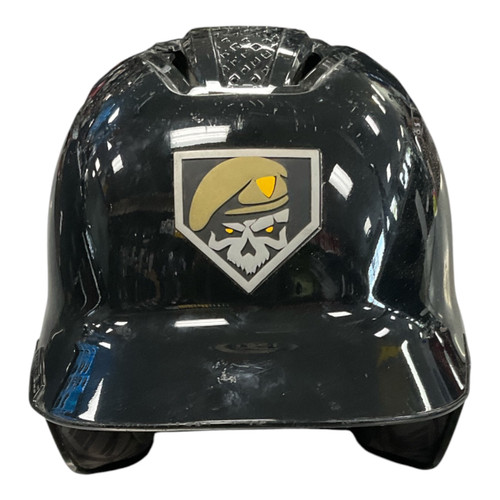 Vist Large View of Product Image Which is Used Evoshield BLACK HELMET Batting Helmet No Mask Black SM