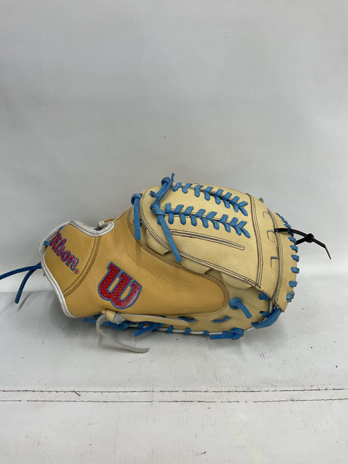 Vist Large View of Product Image Which is Used Wilson A2000 BB/SB Catchers LH Throw Tan 34"