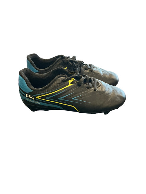 Vist Large View of Product Image Which is Used Dsg Soccer Cleats Black Youth 13.0