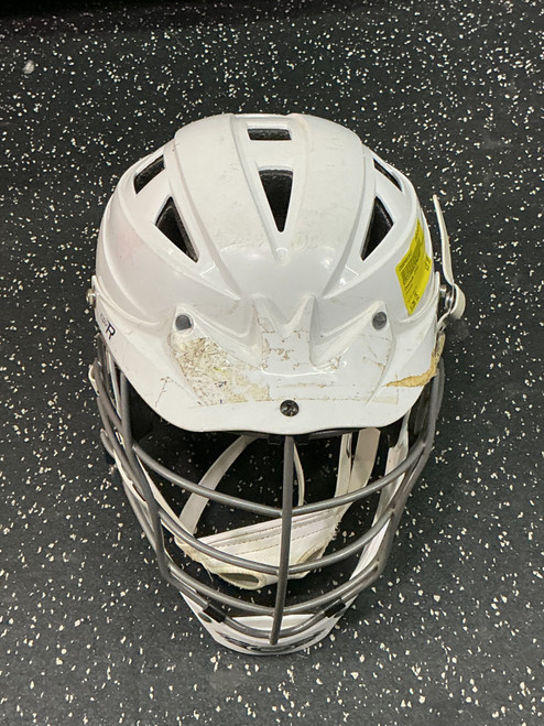 Vist Large View of Product Image Which is Used Cascade CPVR Lacrosse Helmet White One Size