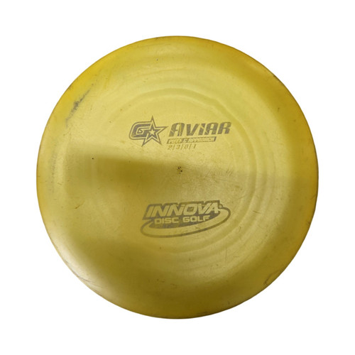 Vist Large View of Product Image Which is Used Innova GSTAR AVIAR Disc Golf Putter Yellow