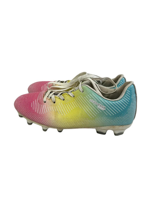 Vist Large View of Product Image Which is Used DSG Jr 4 Soccer Cleats Pink  