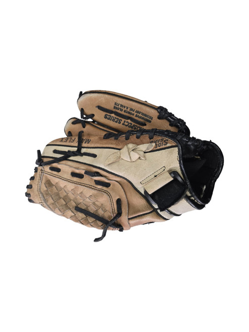 Vist Large View of Product Image Which is Used Mizuno POWER CLOSE PROSPECT RHT GLOVE BB/SB Glove RH Throw Brown 11 1/2"