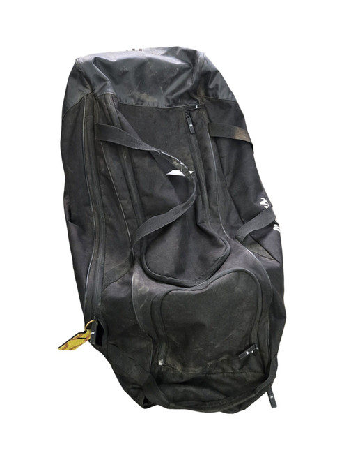 Vist Large View of Product Image Which is Used Rawlings WHEELED BASEBALL BAG BB/SB Player Wheeled Bag Black