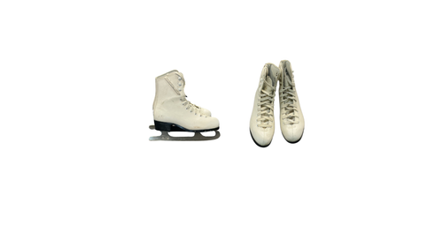 Vist Large View of Product Image Which is Used CCM COMPETITOR Girls Figure Skate White Junior 01