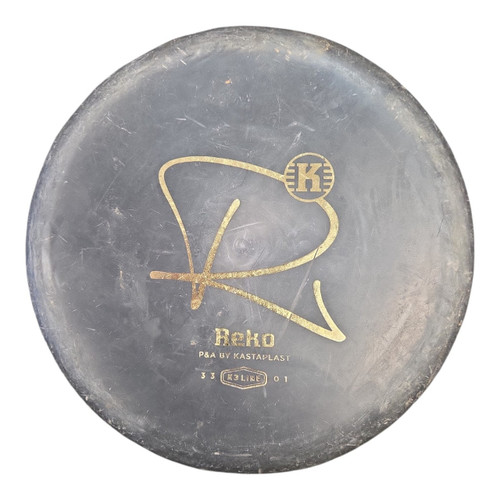Vist Large View of Product Image Which is Used Kastaplast REKO Disc Golf Putter Black