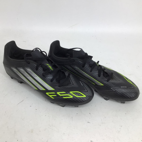 Vist Large View of Product Image Which is Used Adidas F50 CLUB SR 10.5 SOCCER CELATS Soccer Cleats Black Senior 10.5