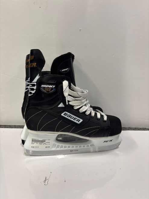 Vist Large View of Product Image Which is Used Bauer 100 IMPACT PRO Senior Hockey Skate Senior 9.5