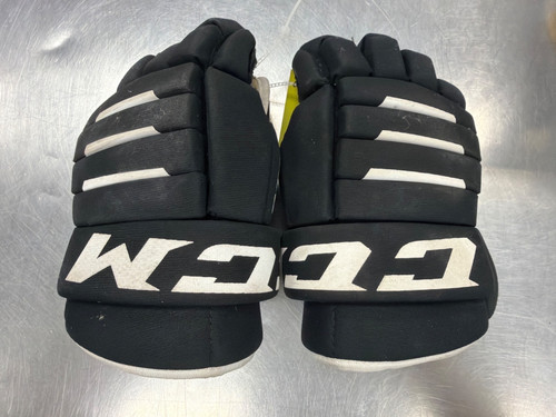 Vist Large View of Product Image Which is Used CCM TACKS 4R2 Senior Gloves Black 13"