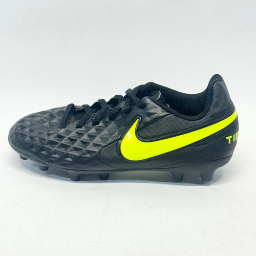 Vist Large View of Product Image Which is Used Nike Tiempo Soccer Cleats Black Junior 02