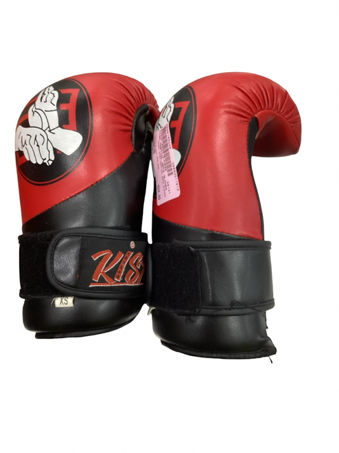 Vist Large View of Product Image Which is Used KISA MARTIAL ARTS GLOVES Martial Arts Gloves Black And Red XS