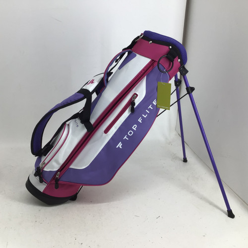 Vist Large View of Product Image Which is Used Top Flite JUNIOR 4-WAY STAND BAG Jr Stand Bag Pink